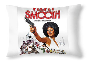 Velvet Smooth - Throw Pillow