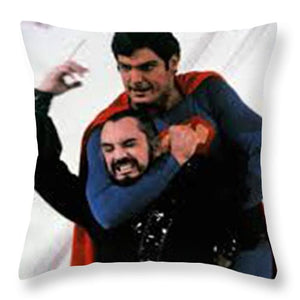 Zod's Demise - Throw Pillow - Crane Kick Brain