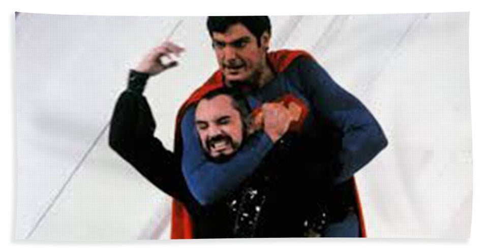 Zod's Demise - Beach Towel - Crane Kick Brain