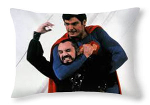 Zod's Demise - Throw Pillow - Crane Kick Brain